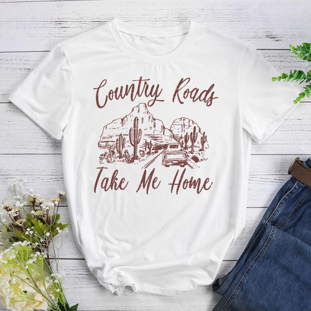 Country Roads Take Me Home Hiking T-shirt