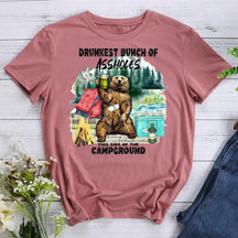 Campground Round Neck T-shirt