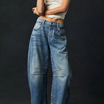 Vintage Mid Waist Loose Jeans