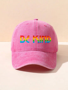 Be Kind Kindness Pride Rainbow Print Hat