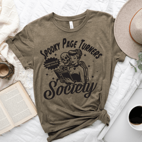 Spooky Page Turners Society T-shirt