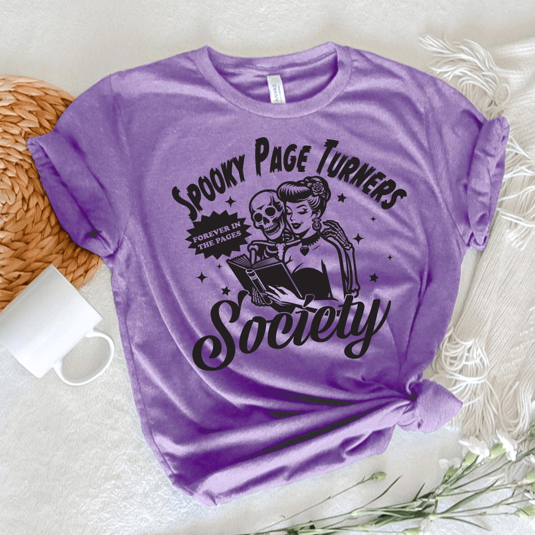 Spooky Page Turners Society T-shirt