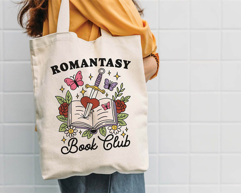 Romantasy Book Club Tote Bag