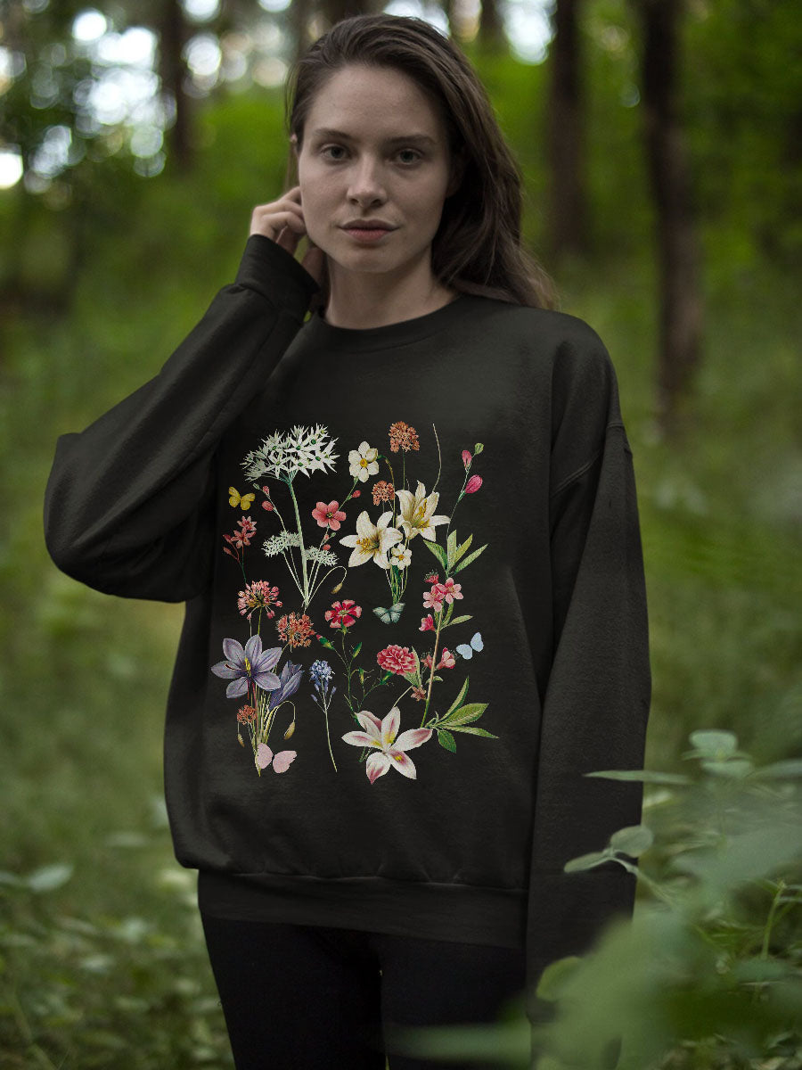 Vintage Botanical Sweatshirt
