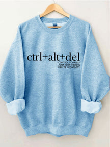 Ctrl Alt Del Funny Sweatshirt