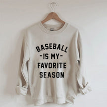 Le baseball est mon sweat-shirt de saison préféré 