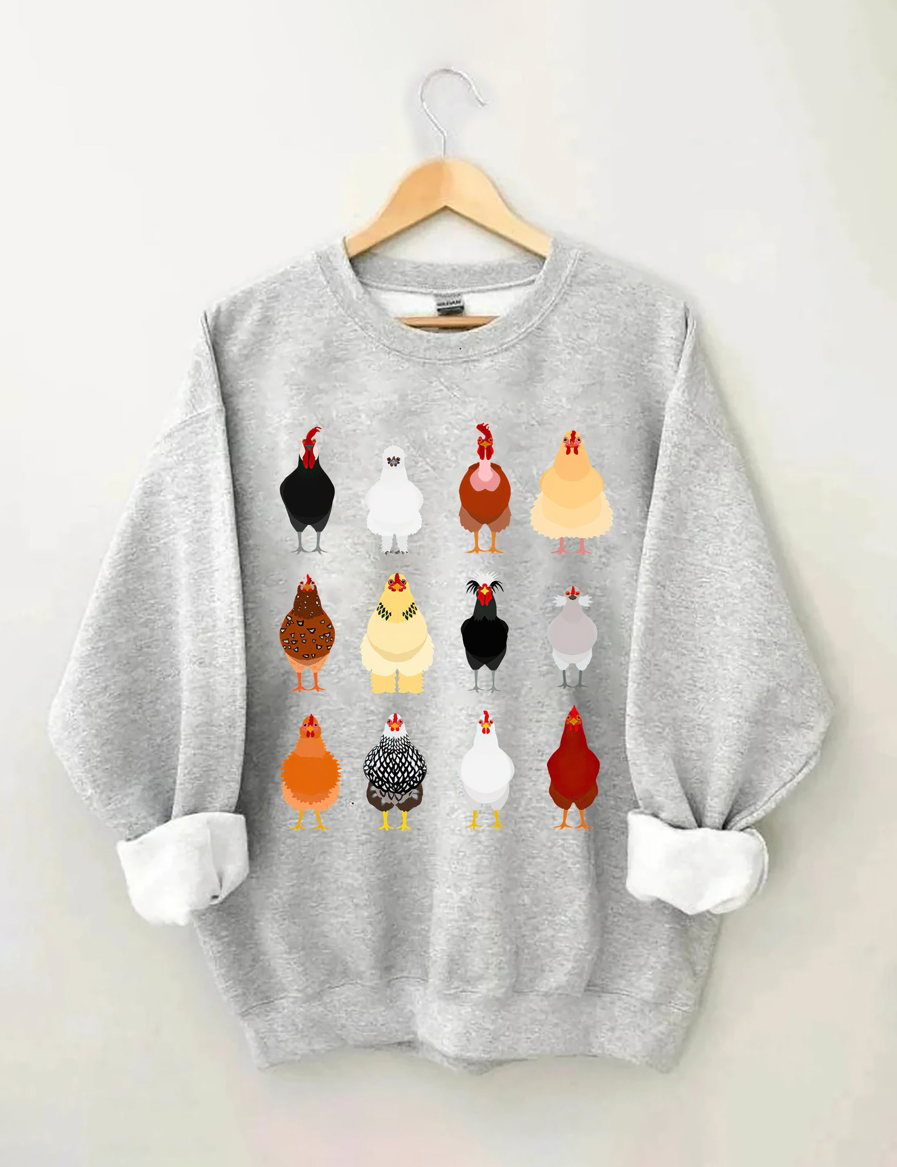 Sweat-shirt Dans mon ère de maman de poulet