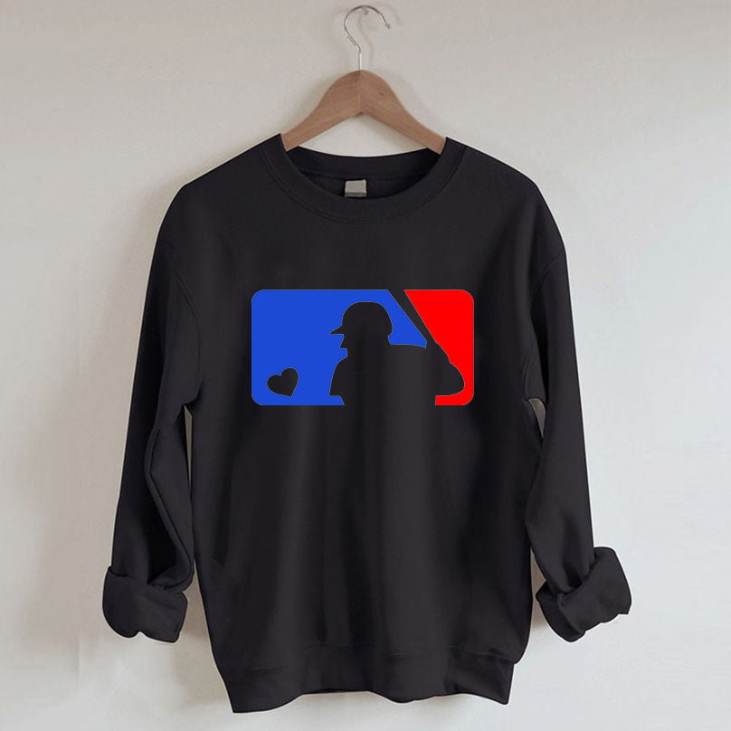 Baseball Heart Sweatshirt