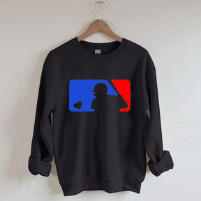 Baseball-Herz-Sweatshirt