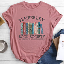 T-shirt à col rond de la Pemberley Book Society