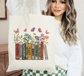 Books As A Album Book Reader Tote Bag