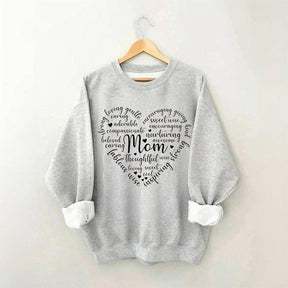 Mom Heart Sweatshirt