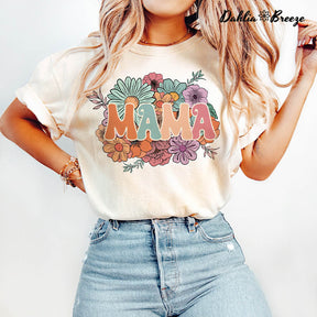 Mama Flower Cute T-shirt