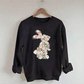 Sweat-shirt Lapin Floral