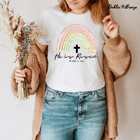 He Is Risen Rainbow T-shirt