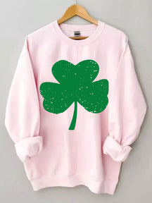 St. Patrick's Day Kleeblatt-Sweatshirt