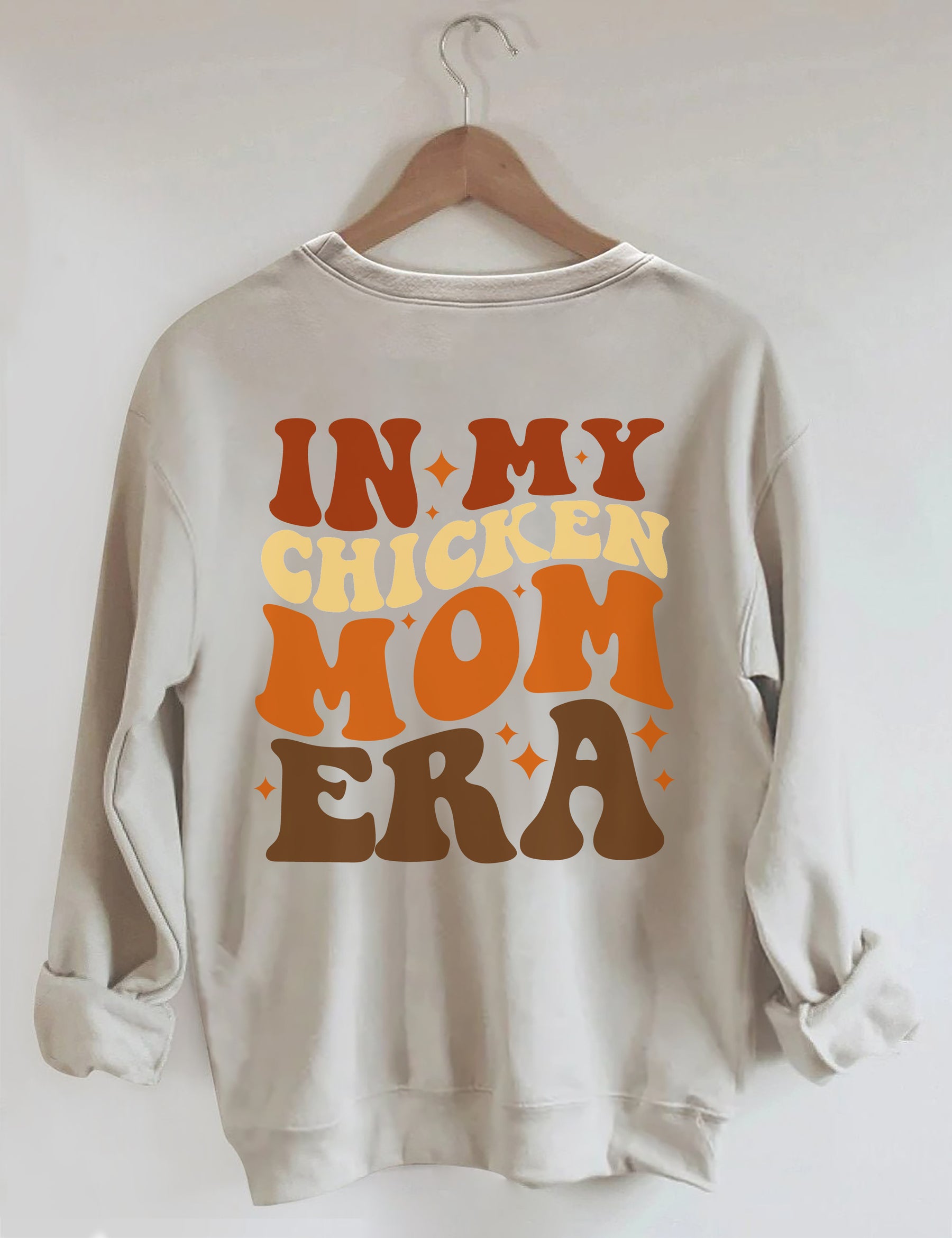 Sweat-shirt Dans mon ère de maman de poulet