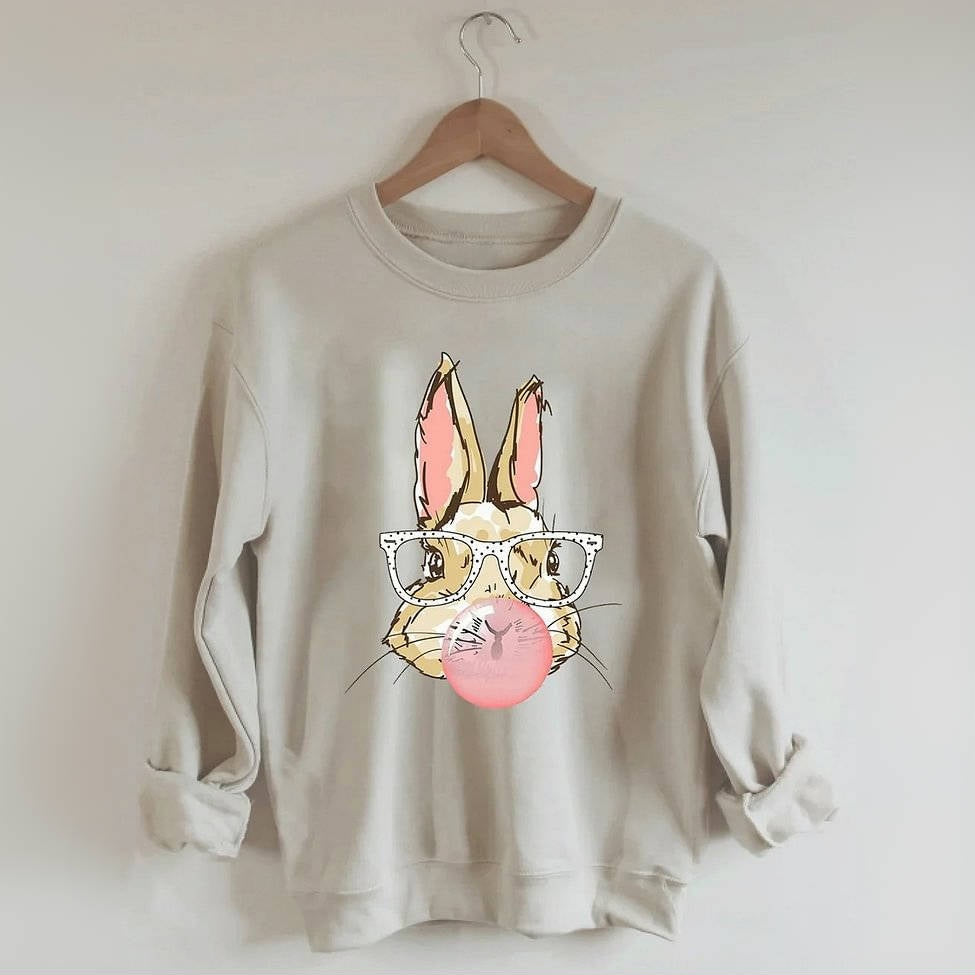 Bunny Blowing Bubble Sweatshirt