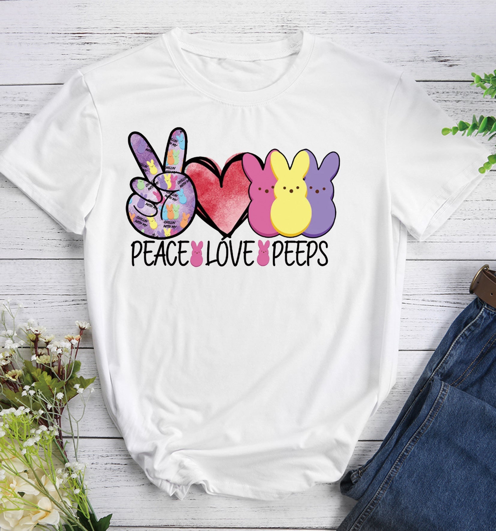 T-shirt Paix Amour Peeps