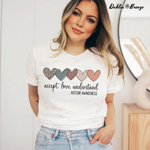 Accept Love Understand Autism T-shirt