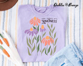 Boho Floral Treat Yourself With Kindness T-shirt