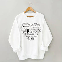 Mom Heart Sweatshirt