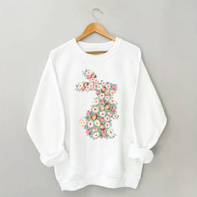 Sweat-shirt Lapin Floral