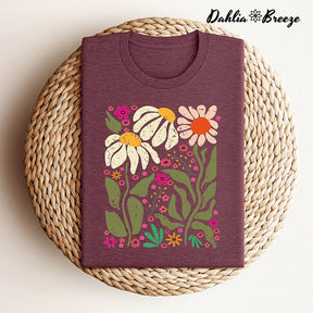 T-shirt à fleurs vintage