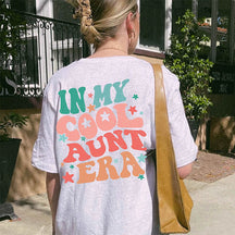 Cool Aunt Era Crewneck T-shirt