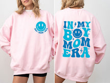 In My Boy Mom Era Cute Sweatshirt