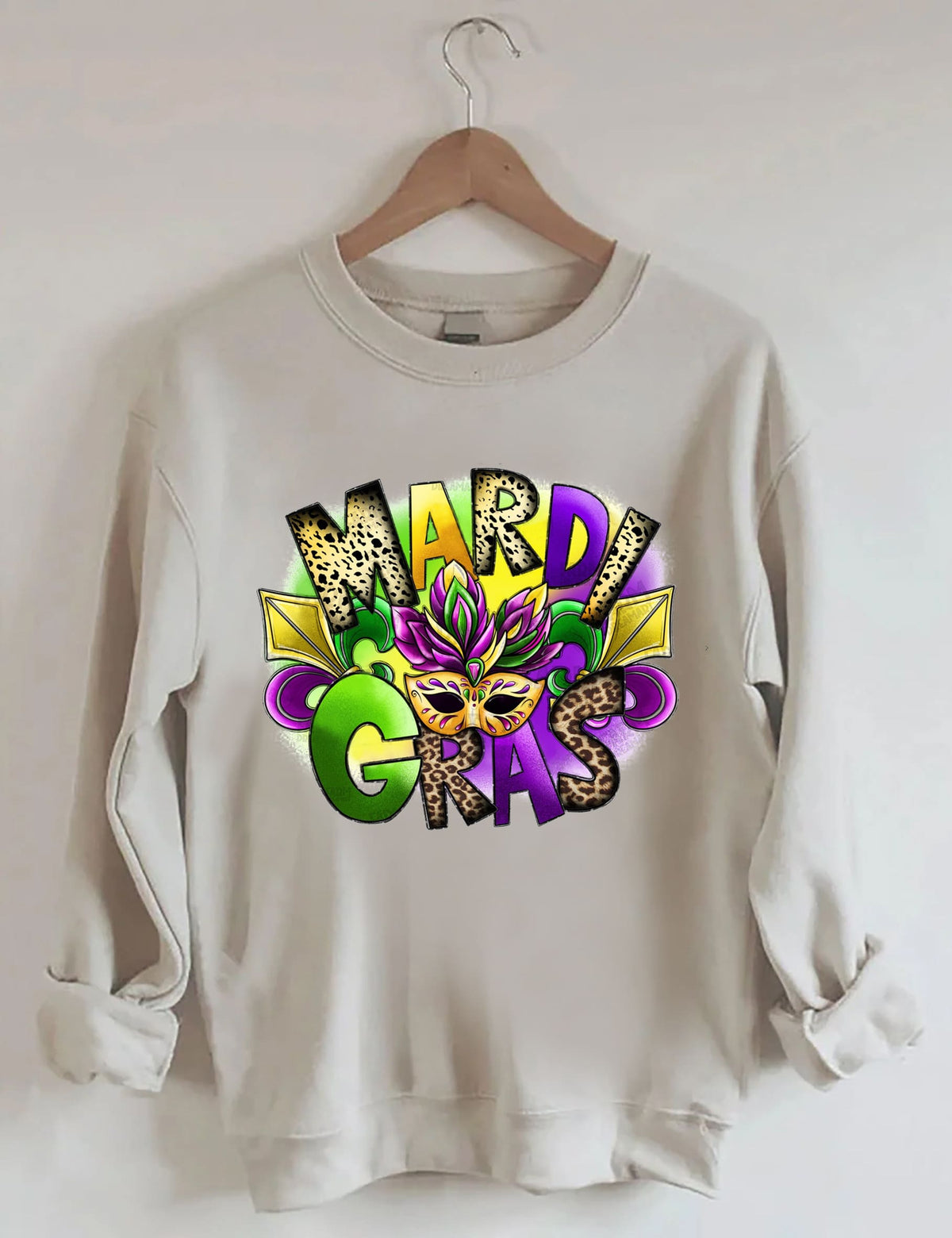 Sweat-shirt Joyeux Mardi Gras