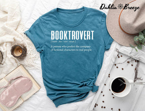 Booktrovert Definition Bookish T-shirt