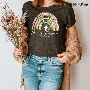 He Is Risen Rainbow T-shirt