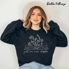 Sweat-shirt Bookish Crewneck Just One More Chapter