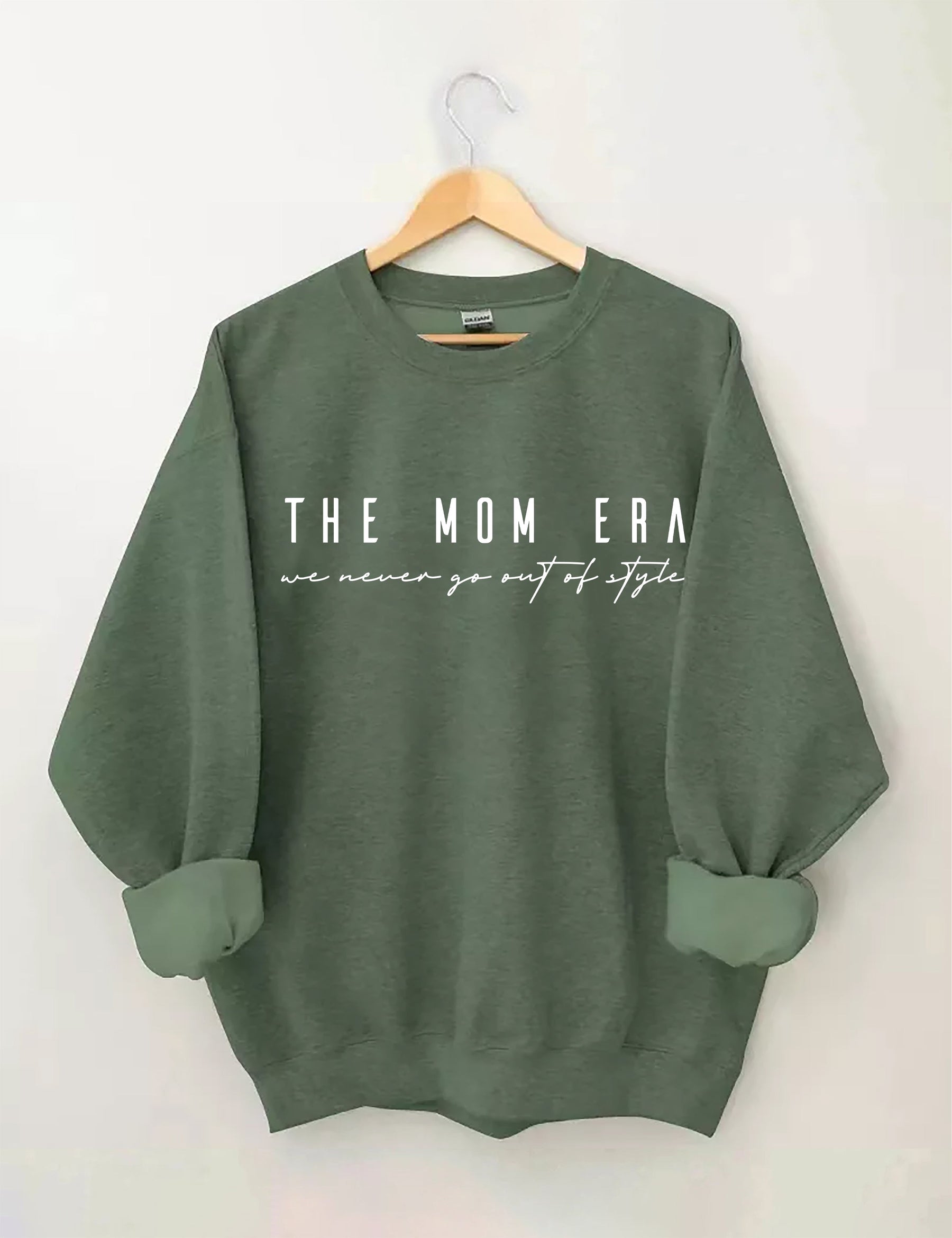 Das Mom-Ära-Sweatshirt kommt nie aus der Mode