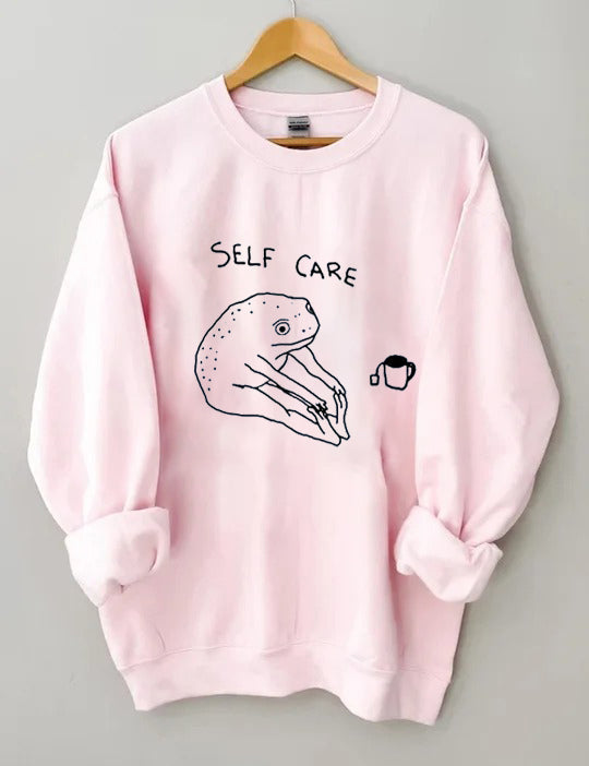 Selbstpflege-Sweatshirt 