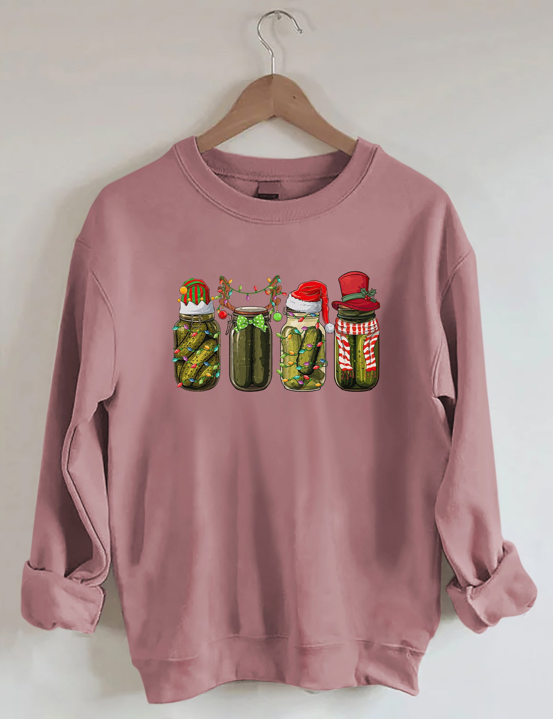 In meinem Pickle-Ära-Sweatshirt 