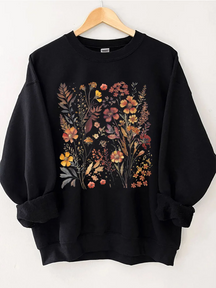 Vintage Cottagecore Blumen Sweatshirt