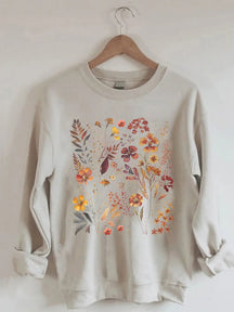 Vintage Cottagecore Flower Sweatshirt