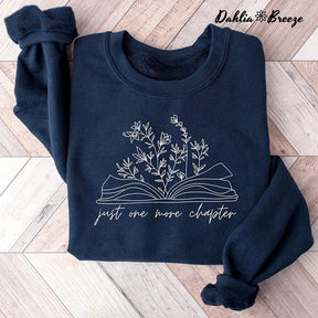 Sweat-shirt Bookish Crewneck Just One More Chapter