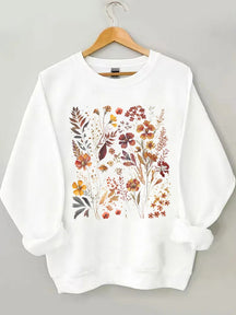 Vintage Cottagecore Blumen Sweatshirt