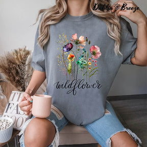 Botanical Wild Flower T-shirt