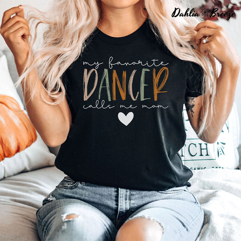 Dance Mom Letter Print T-shirt