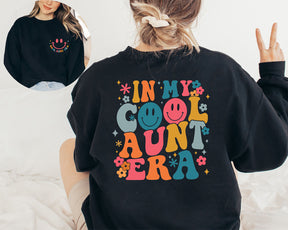 In My Cool Aunt Era Funny Crewneck Sweatshirt