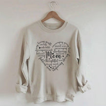 Mom Heart Sweatshirt