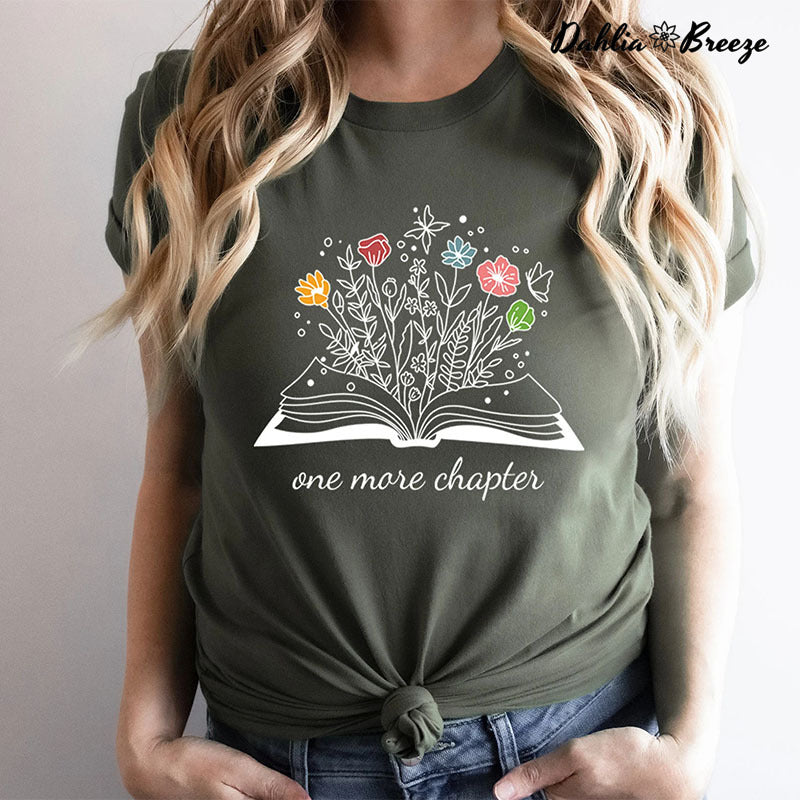 T-shirt drôle de lecture d'un chapitre de plus