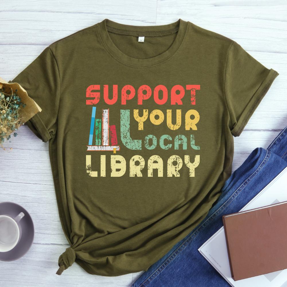 Soutenez votre t-shirt de bibliothèque locale