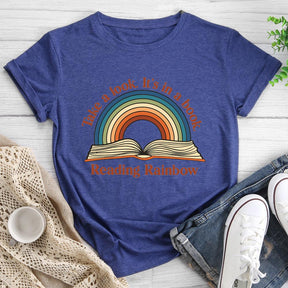 T-shirt Col Rond Reading Rainbow