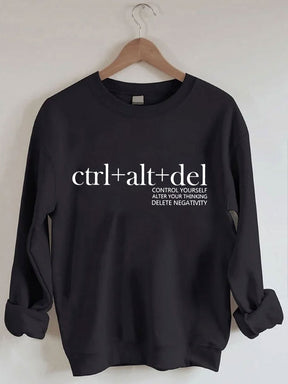 Ctrl Alt Del Funny Sweatshirt