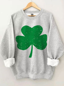 St. Patrick's Day Kleeblatt-Sweatshirt